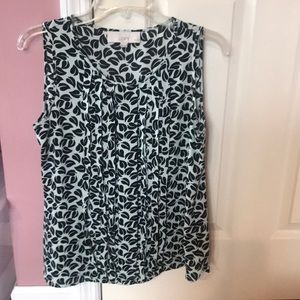 Ann Taylor Loft Small Petite Patterned Blouse